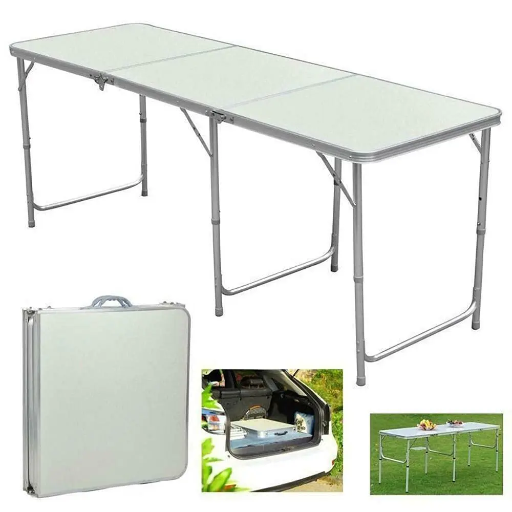 

Aluminum 6Ft Folding Table In/Outdoor Picnic Party Dining Camping Table