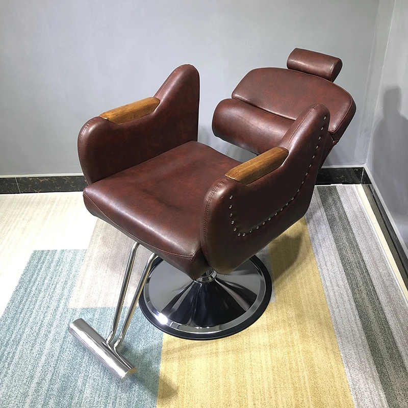 Customizable Barber Chair Vanity Armchair Hairdressing Chair Tattoo Swivel Chair
