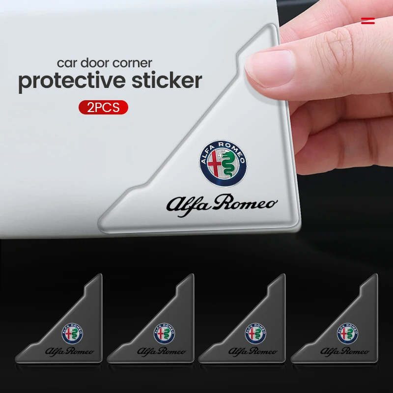 Transparent Car Door Corner Cover Anti-Scratch Protection Sticker For Alfa Romeo Italy Giulietta GT 159 147 156 Mito Brera