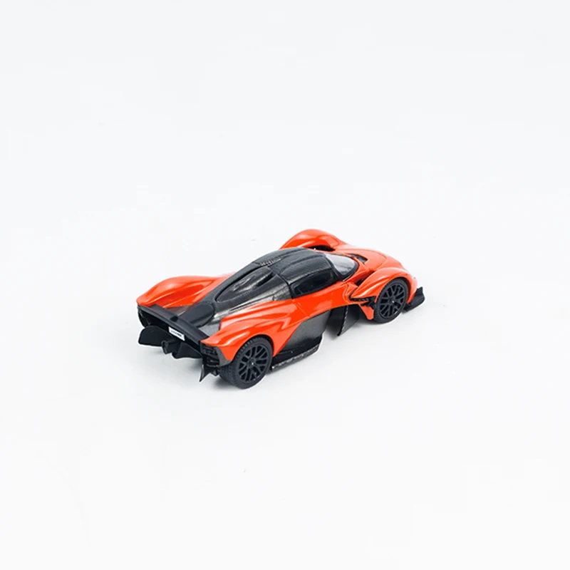 MINIGT-vehículo deportivo fundido a presión, vehículo de aleación, modelo de coche, 1:64, #678, naranja