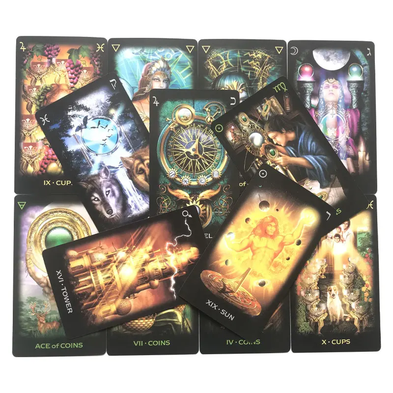 Hot sales Dreams Tarot Oracle Card Fate Divination Prophecy Card Family Party Game Toy Tarot 78 Card Deck PDF Guide