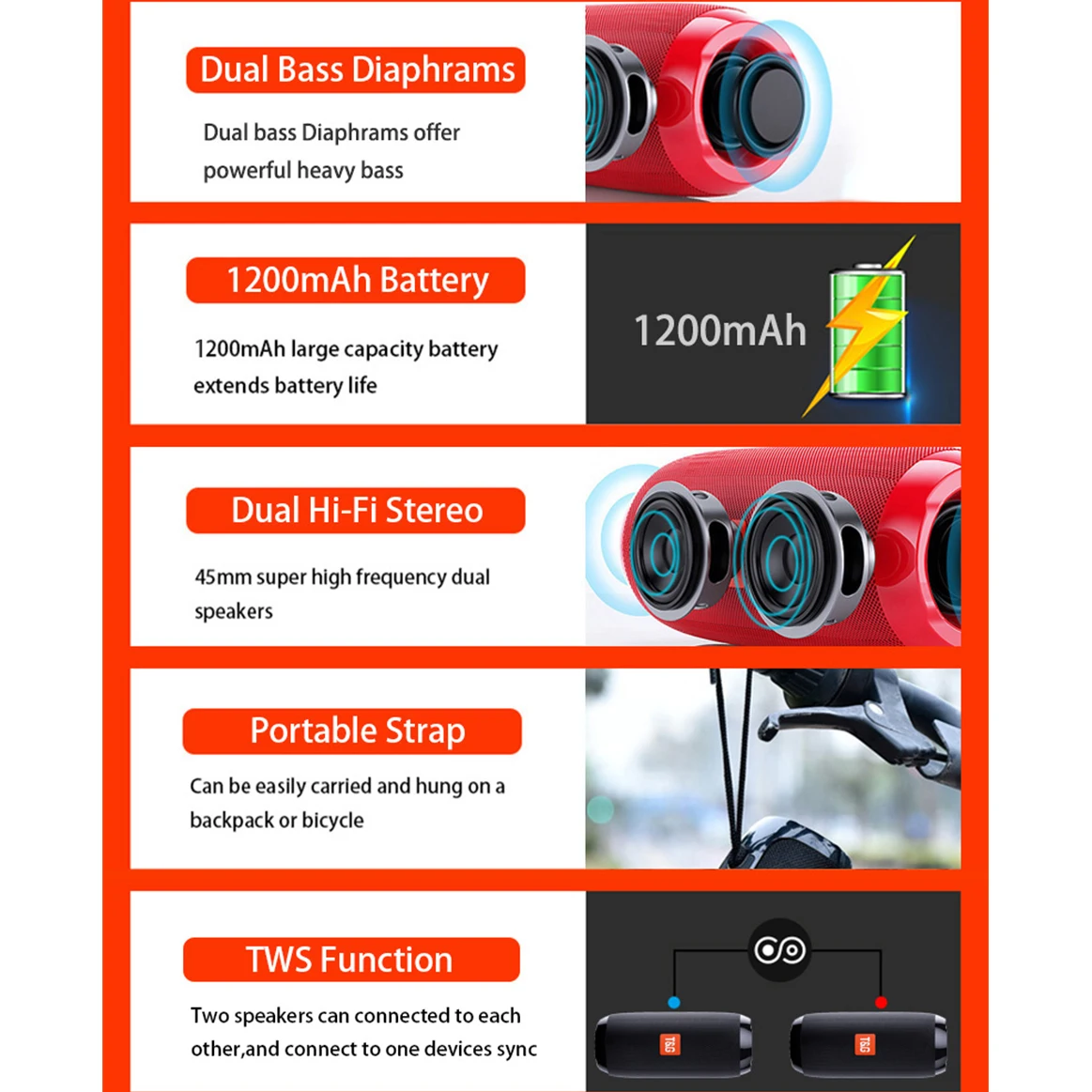 Caixa De Som Bluetooth Speaker - Phone Cases Big W review and price