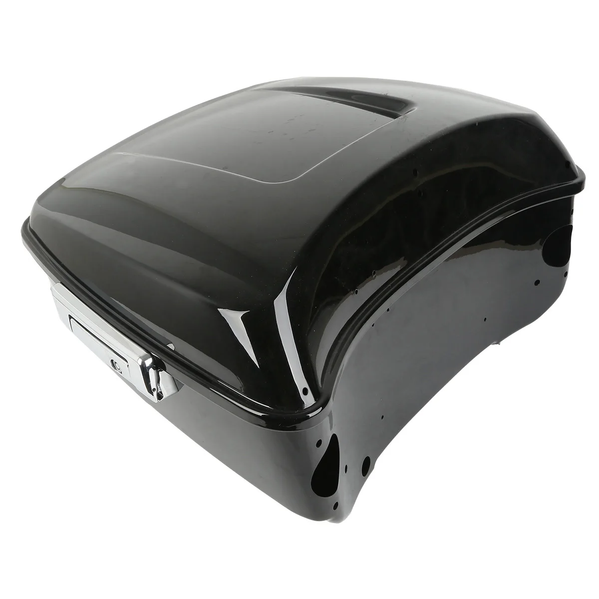 Black King Trunk W/ Black Latch Fit For Harley  Electra Road Street Glide Road King 2014-2025 2018 2021 Motorcycle