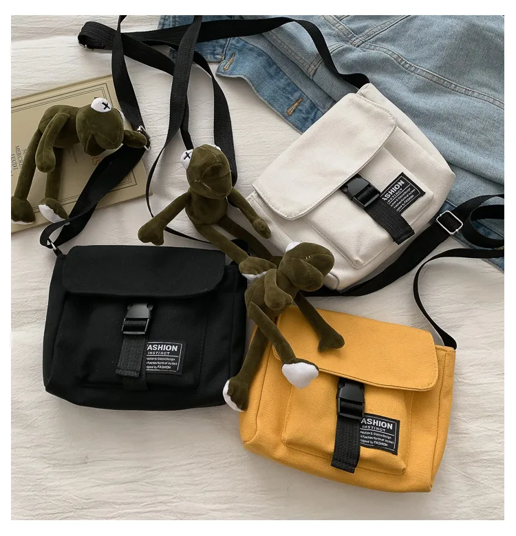 

Холщовая женская сумка, корейская версия, японский отдел, все виды студенческих сумок через плечо, инструменты, ветровой рюкзак на плечо, прилив