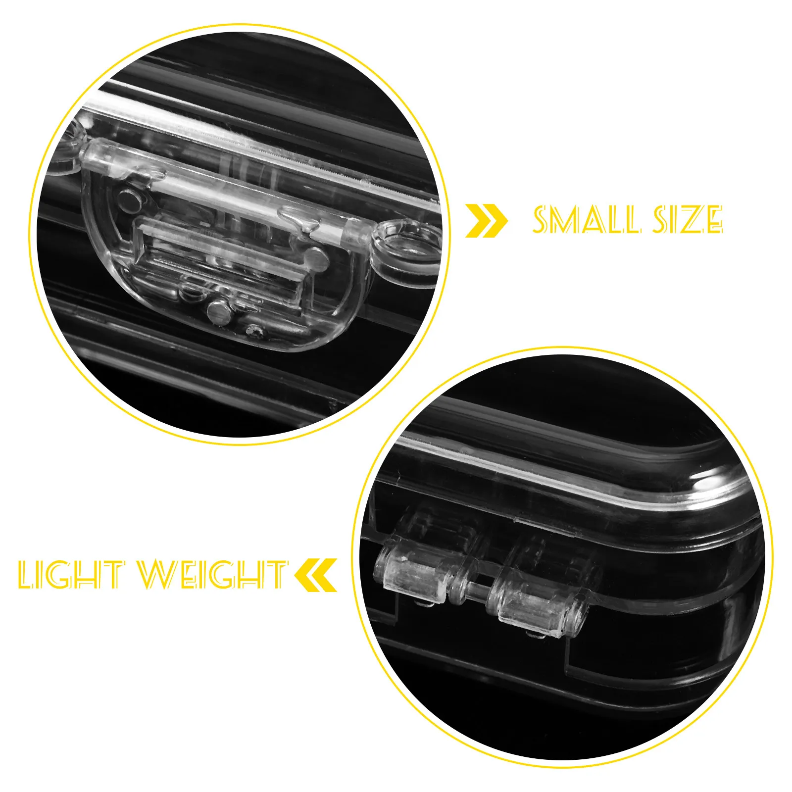 Pencil Case Sturdy Plastic Build Large Interior Space Ideal for Teachers Students Stationery Storage Solution Container