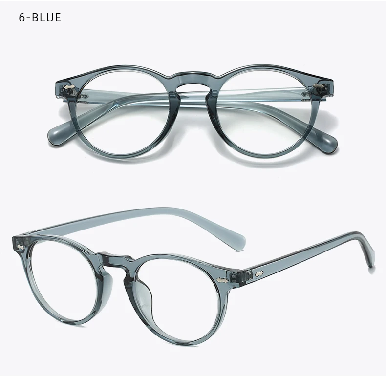 Retro-Klassiker im neuen Stil TR90-Brille mit rundem Rahmen – Must-Have-Streetwear-Accessoire für trendige Männer und Frauen – Detail 14