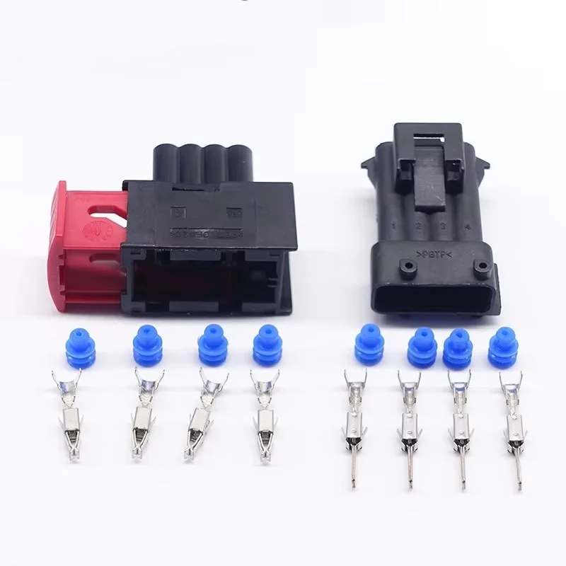 1-20SETS Tyco 4 Pin Male Female Plug Auto Rear Camera System Housing Connector 144998-1 1-965261-1