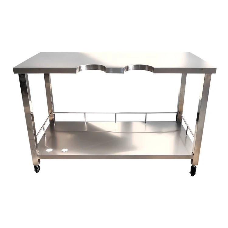 Vet Stainless Steel Pet Surgical Examination Operating Treatment Veterinary Ultrasound Table for Dogs