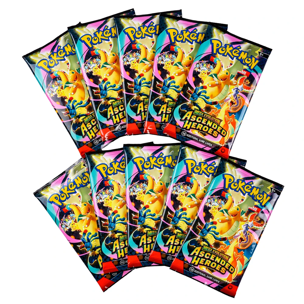 360Pcs English Pokémon TCG: MEGA EVOLUTION Ascended Heroes Booster Box Pokemon trade card 36 Pack Box view 4