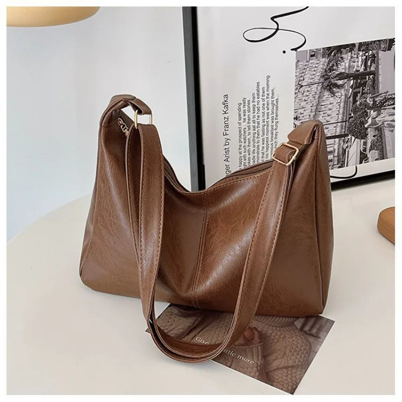 

PU Leather Commuting Fashion Retro Casual Handbag, Meilade Fashion Crossbody Bag Women