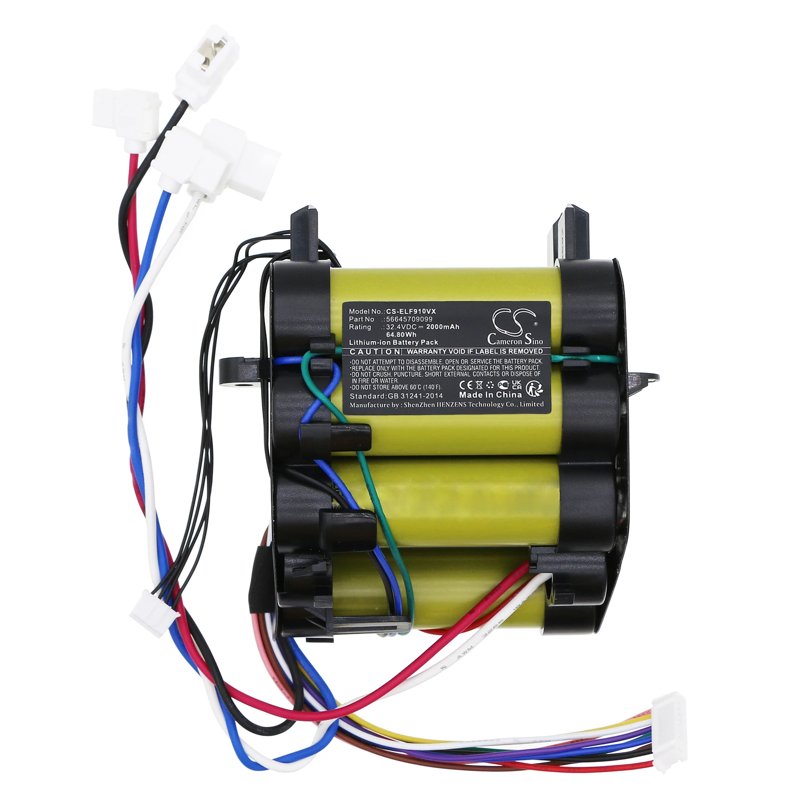 Bateria de substituição CS para Electrolux PF91, PF91-ALRP 56645709099   2.000mAh / 64,80Wh