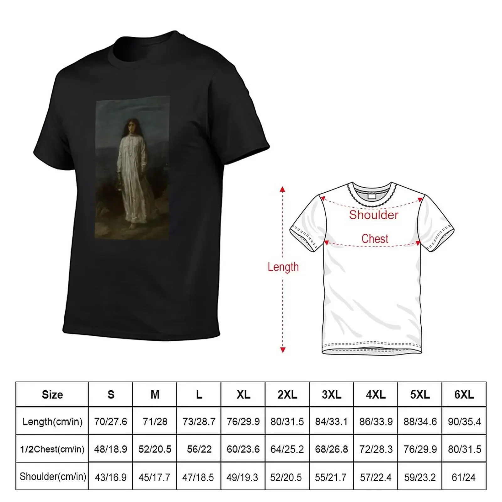 The Somnambulist (Millais) T-Shirt quick-drying korean fashion boys whites black t shirts for men