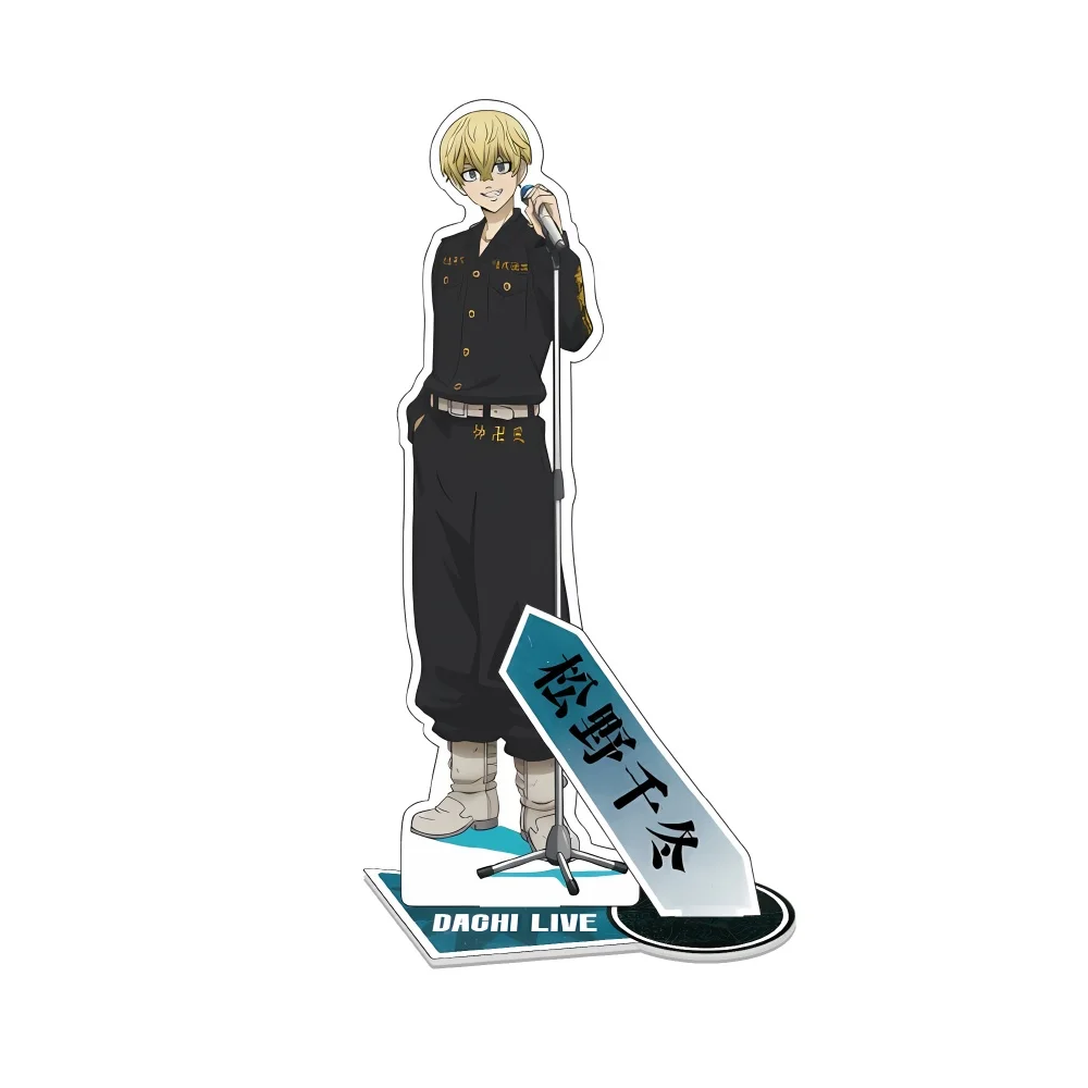 Tokyo Revengers Acrylic Stand Mikey Draken Chifuyu Band Live Style Keychain Desktop Decor Fans Gift