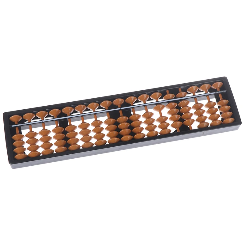 Chinese Traditional Arithmetic Toys Abacus 17 Digits Rods For Kids Standard Abacus Maths Calculating Tool Educational Toy