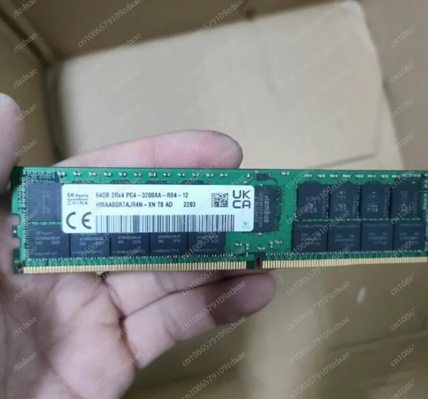 1 шт. для оперативной памяти 64 ГБ 64 ГБ HMAA8GR7CJR4N-XN DDR4 3200 ECC REG PC4-3200AA RDIMM серверная память