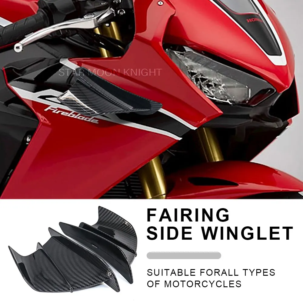 

For HONDA CBR1000RR CBR600RR CBR650R CBR650F CBR500R CBR300R CBR125R RC213V Fairing Aerodynamic Winglets Dynamic Wing