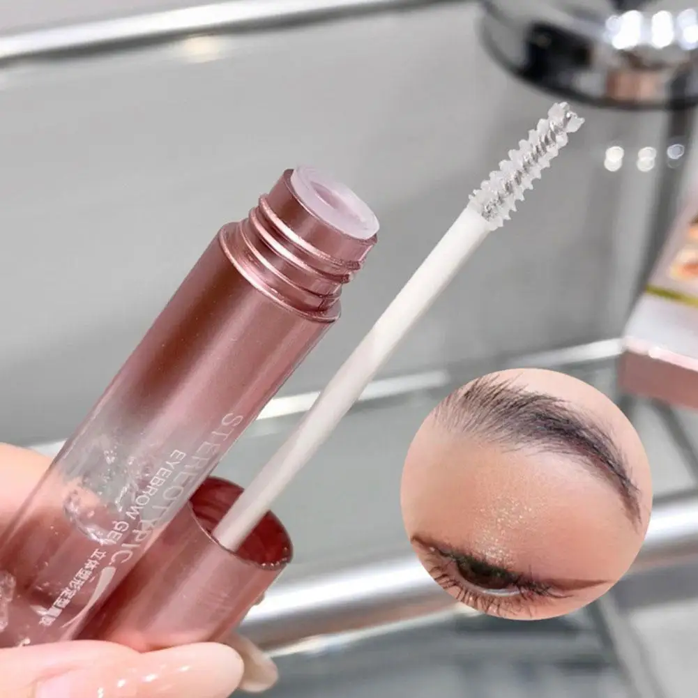 Gel transparent imperméable à l'eau pour les sourcils, crème coiffante longue scellée, fibres durables, cosmétique liquide, couche transparente pour les sourcils de Regina, M R1I9