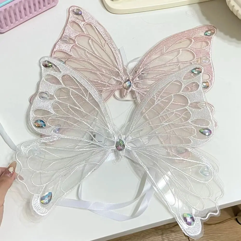 New Glowing Dog Wing Butterfly Sweet Pet Back Decoration for Small Medium Gift Cat Accessories