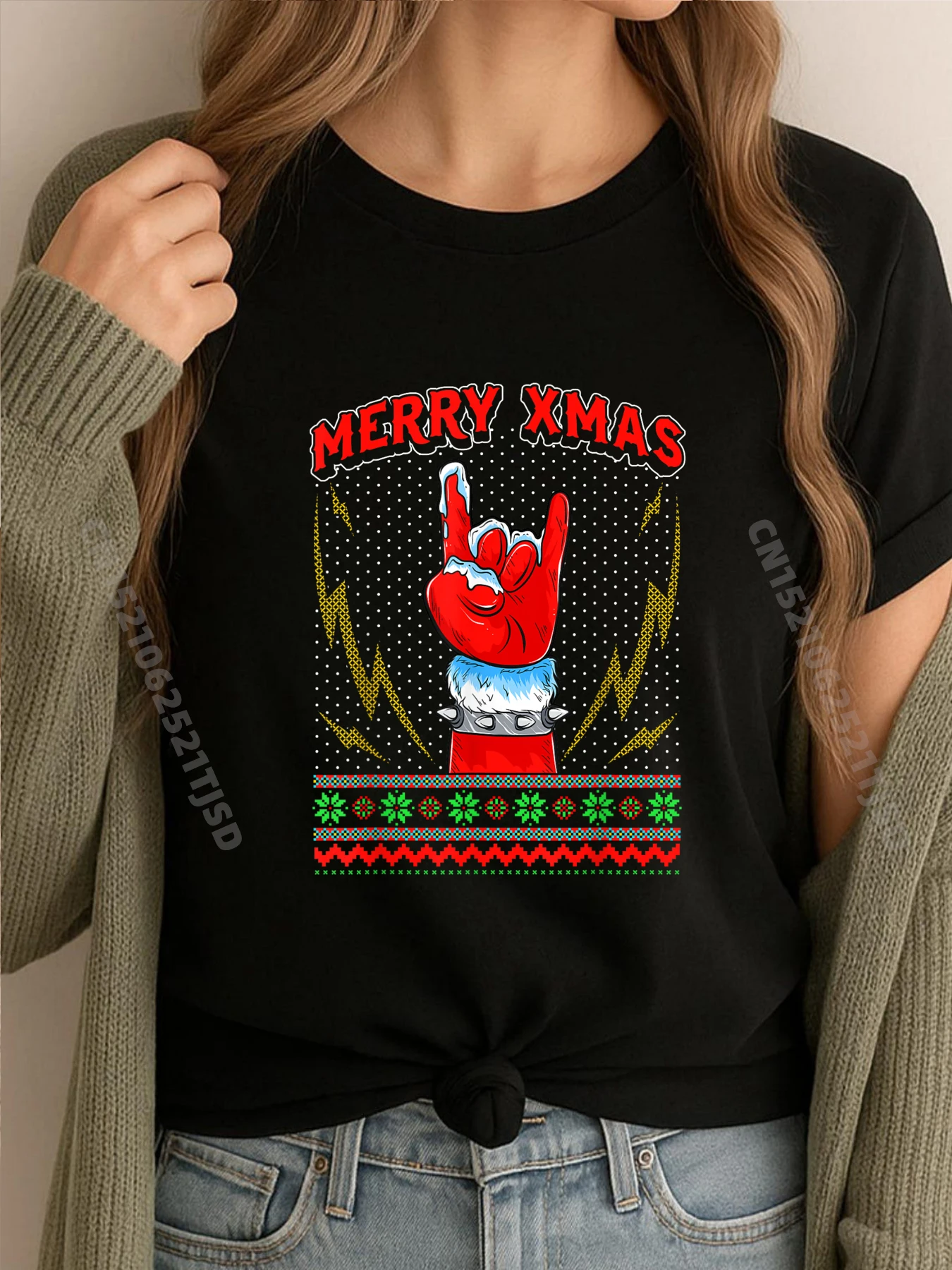 

And Ugly Christmas Sweater Street Wear T Shirt Adult Men's T-Shirts WashedGeek