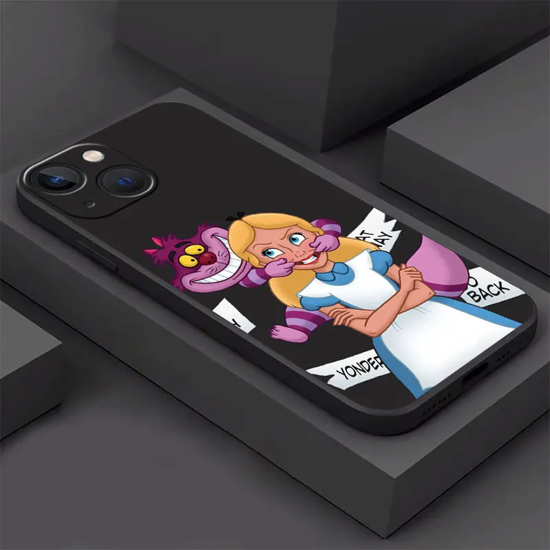 phone Cases for iphone 14 case 11 13 15 Pro XS Max 8 12 Mini X SE 7 14 Plus funda Antiscratch cover Alices Adventures Wonderland