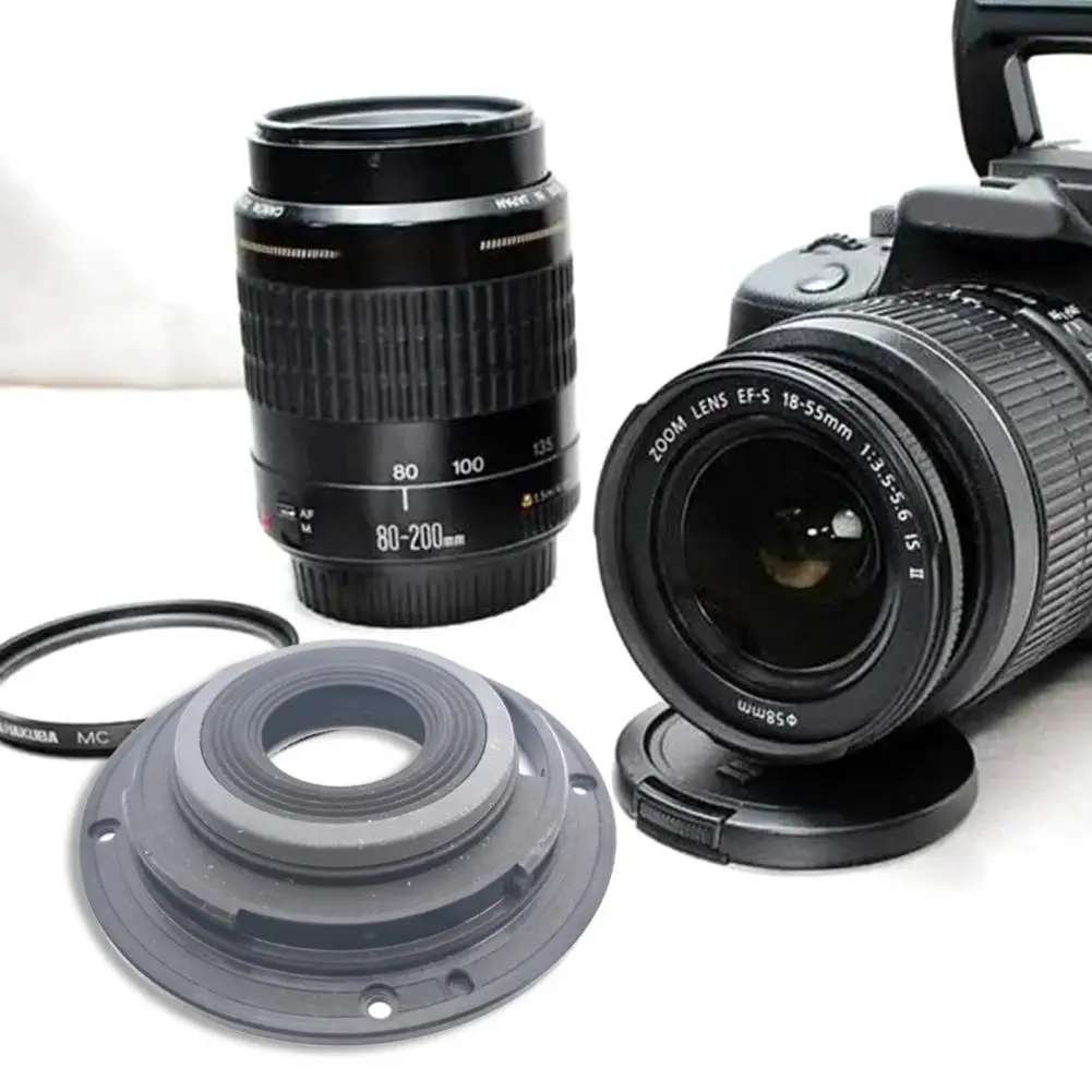 Lens Bayonets Ring  Useful Wear-resistant Plastic  DSLR Camera Lens Mount Ring Replacement