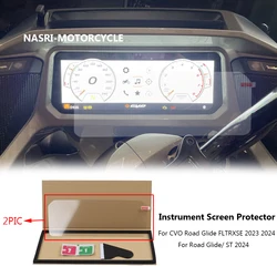 Motorcycle Instrument Screen Protector Film Sticker 2PIC For Harley Touring CVO Road Glide FLTRXSE Road Glide ST 2024