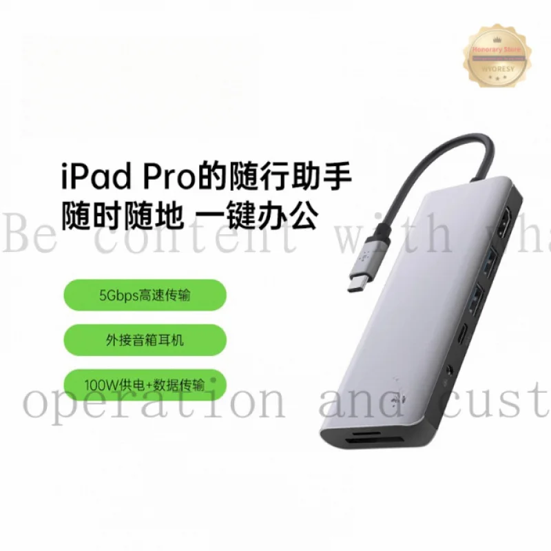 لبلكين الكمبيوتر المحمول ماك بوك برو جيجابت كابل الشبكة LCD مهايئ لشاشة USB-C محول نوع الكمبيوتر