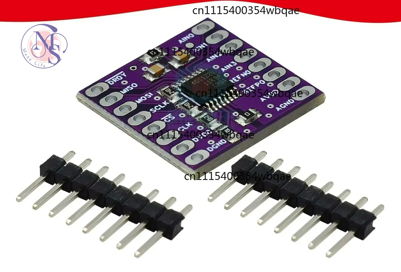 ADS1220 ADS1120 Low Power 24-bit ADC Module with SPI Interface, High Precision Analog Digital Converter