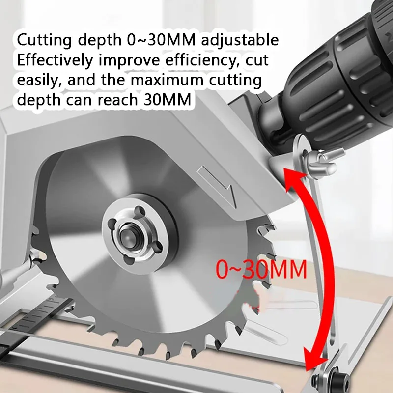 Electric Hand Drill to Electric Saw Conversion Cutting E lectromechanical Circular Saw Conversion Connection Set Tool