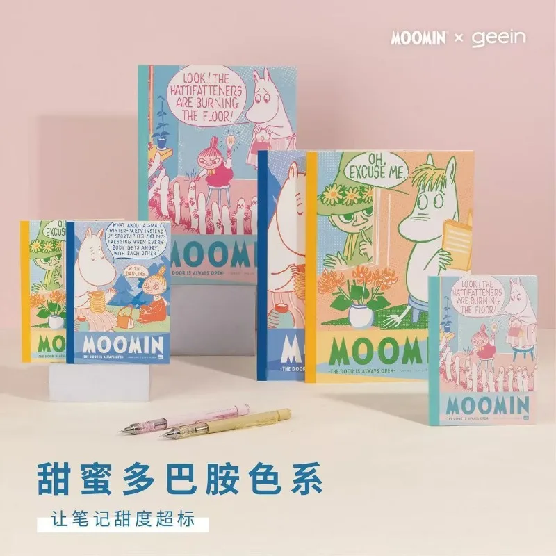 Moomin Classic Pattern Portable Notepad Little My Snufkin Anime Action Figure Anime Decoration Products Student Stationery Gifts