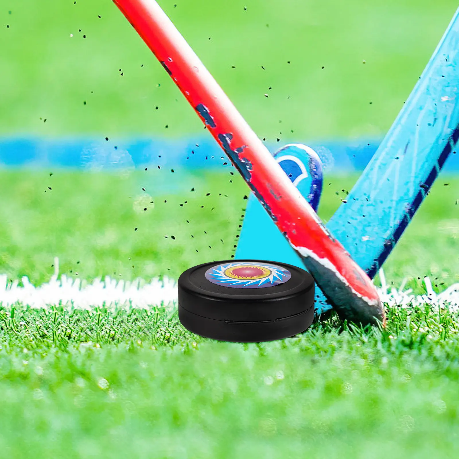 

6Pcs Floor Hockey Puck Set for Kids Adults Indoor Outdoor Practice Training Plastic Hockey Pucks Sports Equipment Family Fun