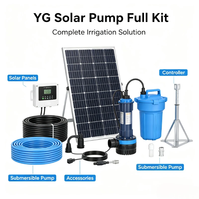 Customized Brushless Solar Water Pump Deep Well Submersible Pump For Farm Livestock Watering System