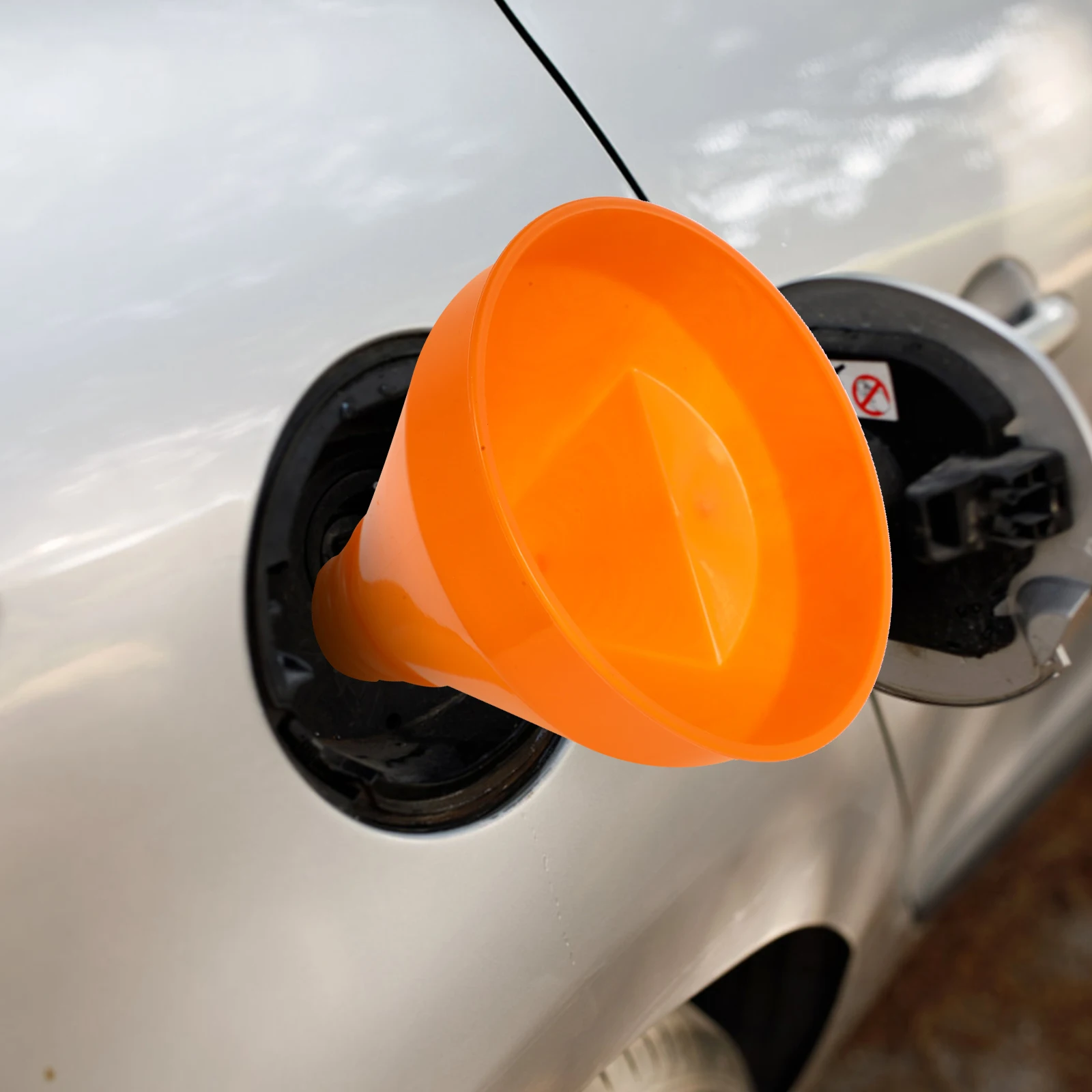 

2pcs Thickened Large Mouth Oil Funnel ABS Durable Fuel Engine Oil for Motorcycle Car Refueling Accessories Wide