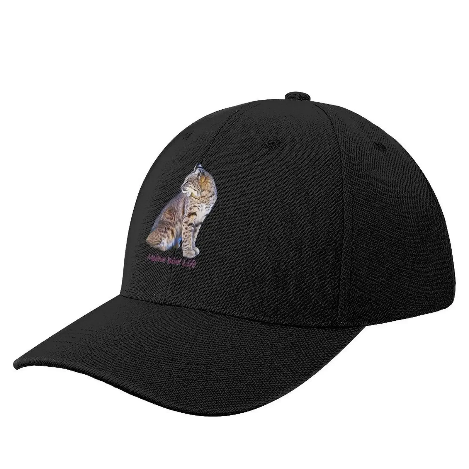 Bobcat Sketch Art by Mojave Bird Life Baseball Cap Golf Wear Beach Outing Gentleman Hat derby hat Girl Men's