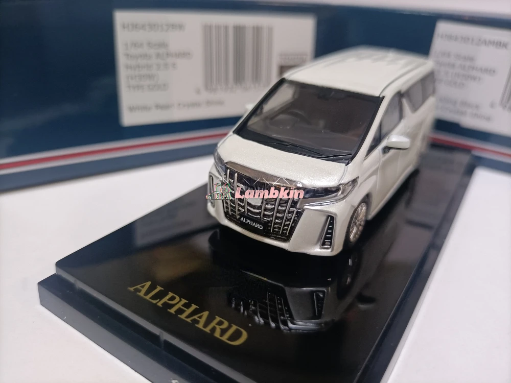 

Hobby Japan 1:64 For Elfa Business Nanny Car Model Alphard 2.5S H30W Gift Collectible Ornament