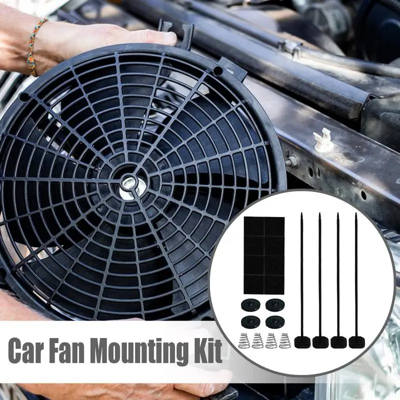 Radiator Fan Zip Ties Electric Radiator Fan Installation Kit Fan Push Through Radiator Tie Strap For Electric Cooling Fan And