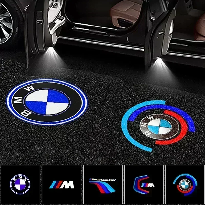 

Новый для BMW M X3 X5 X6 2 шт. Автомобильный логотип светодиодный дверной светильник проектор для BMW 50th M E46 E90 E49 F30 F80 E36 E46 E93 E92 F34 F31 G