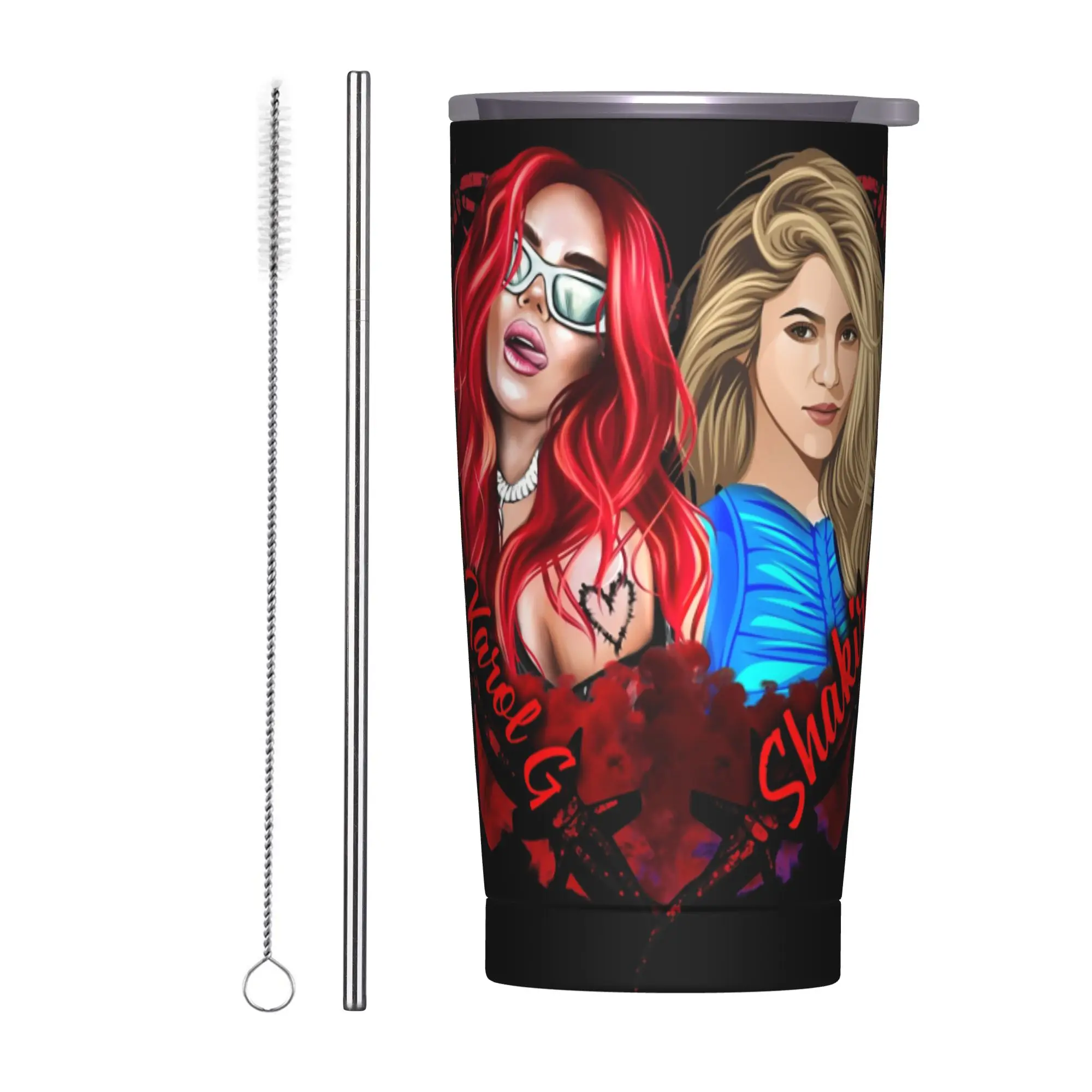

Manana Sera Bonito Colombian Music Singer Karol G Tumbler Vacuum Insulated Stainless Steel Travel Mug Tags Water Bottle 20oz