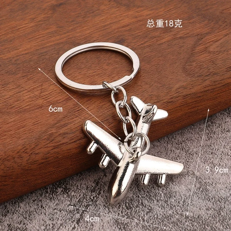 Creative 3D Realistic Airplane Model Keychain for Air China Civil Aviation Aircraft Airshow Travel Gift Wholesale