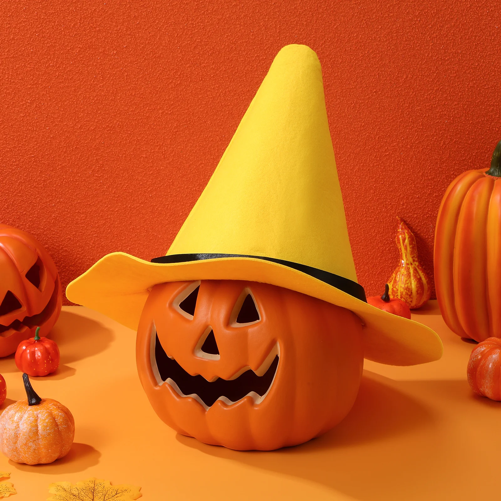 

Classic Halloween Witch Hat Soft Comfortable Material Suitable for Costume Party Role Play Halloween Accessory Decorative Prop