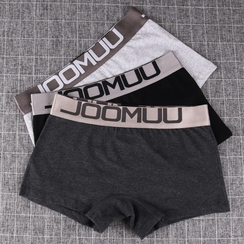 3pcs/Lot Solid Women\'s Cotton Panties Boxer Underwear Ladies Breathable Letter Belt Briefs Sexy Sports Female Knickers Boyshorts