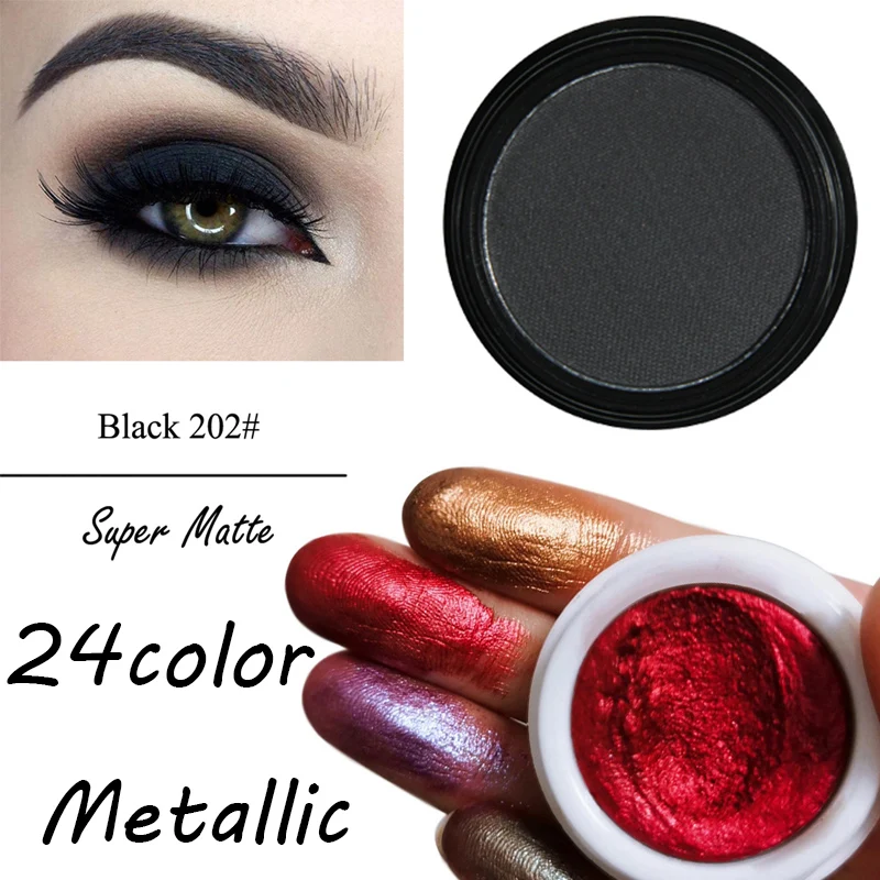 Professional 24 Color Matte / Metallic Glitter Eye Shadow Palette Makeup Shimmer Pigment Diamond Shadow Women Cosmetics TSLM2