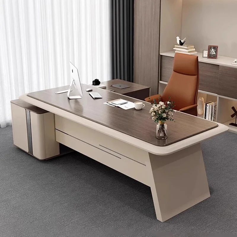 Office Desk Manager Strong Large White Office Desks Standing Modern Luxury  Furniture