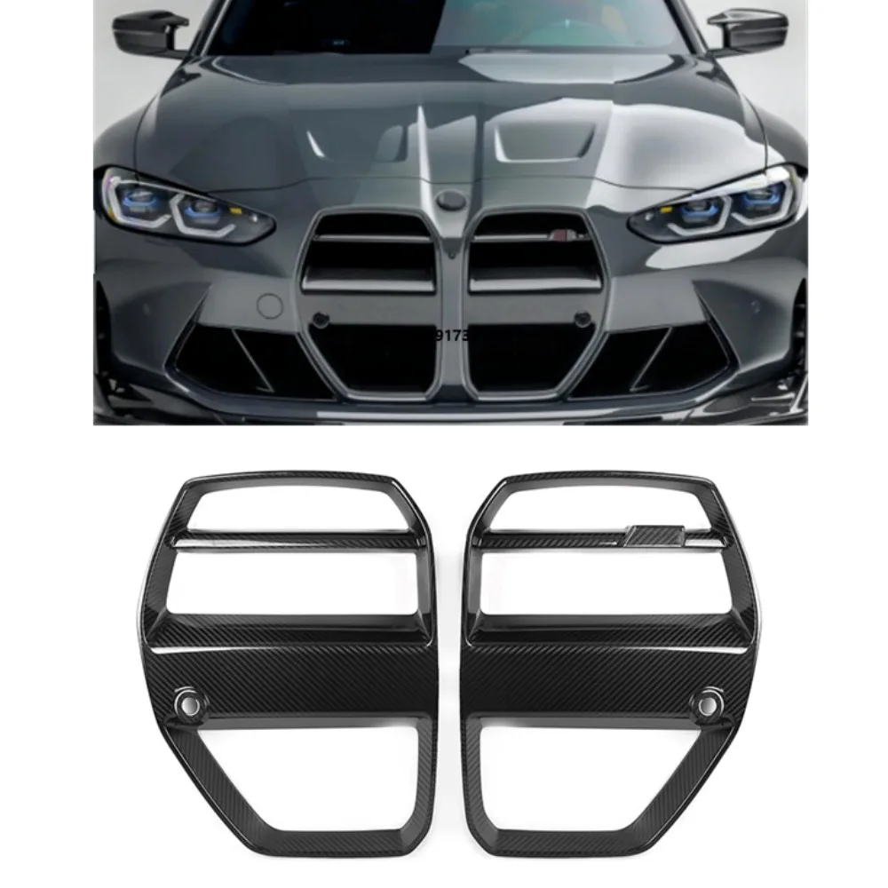 

Vor-style Dry Carbon Fiber Grille for G80 G82 G83 2021+ Front Center Grill Replacement Car Front Bumper Grills