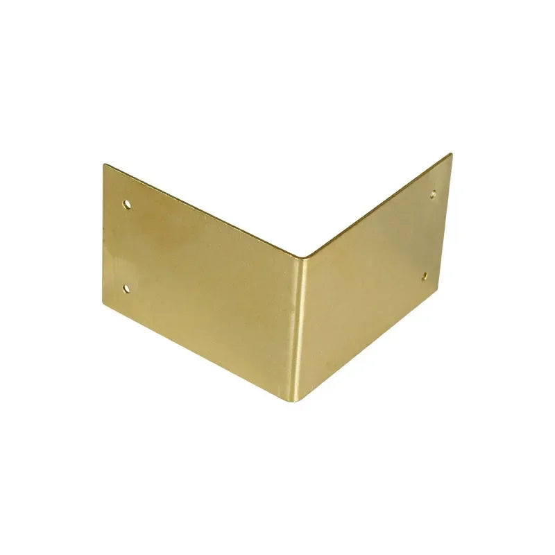 

Right-angle Copper Hemming Anti-collision Hardware Corner Protection Camphor Wood Box L-type AngleEdge Pressing Strip Connector