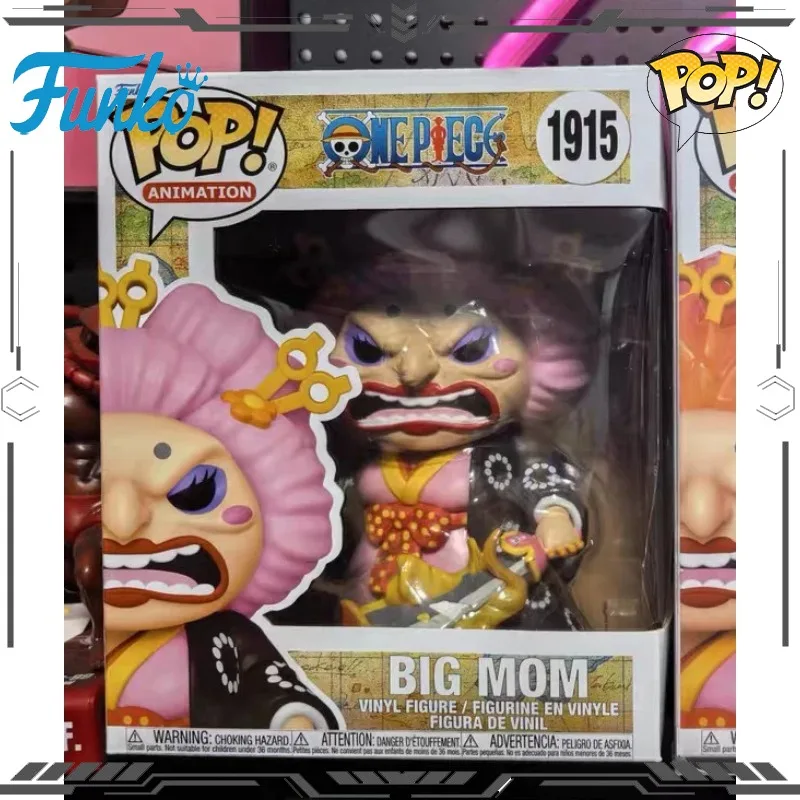 

Funko POP Original One Piece Anime Figure Big Mom Chase 1915 Action Figure Toys for Boys Girls Gift Collectible Model Ornaments