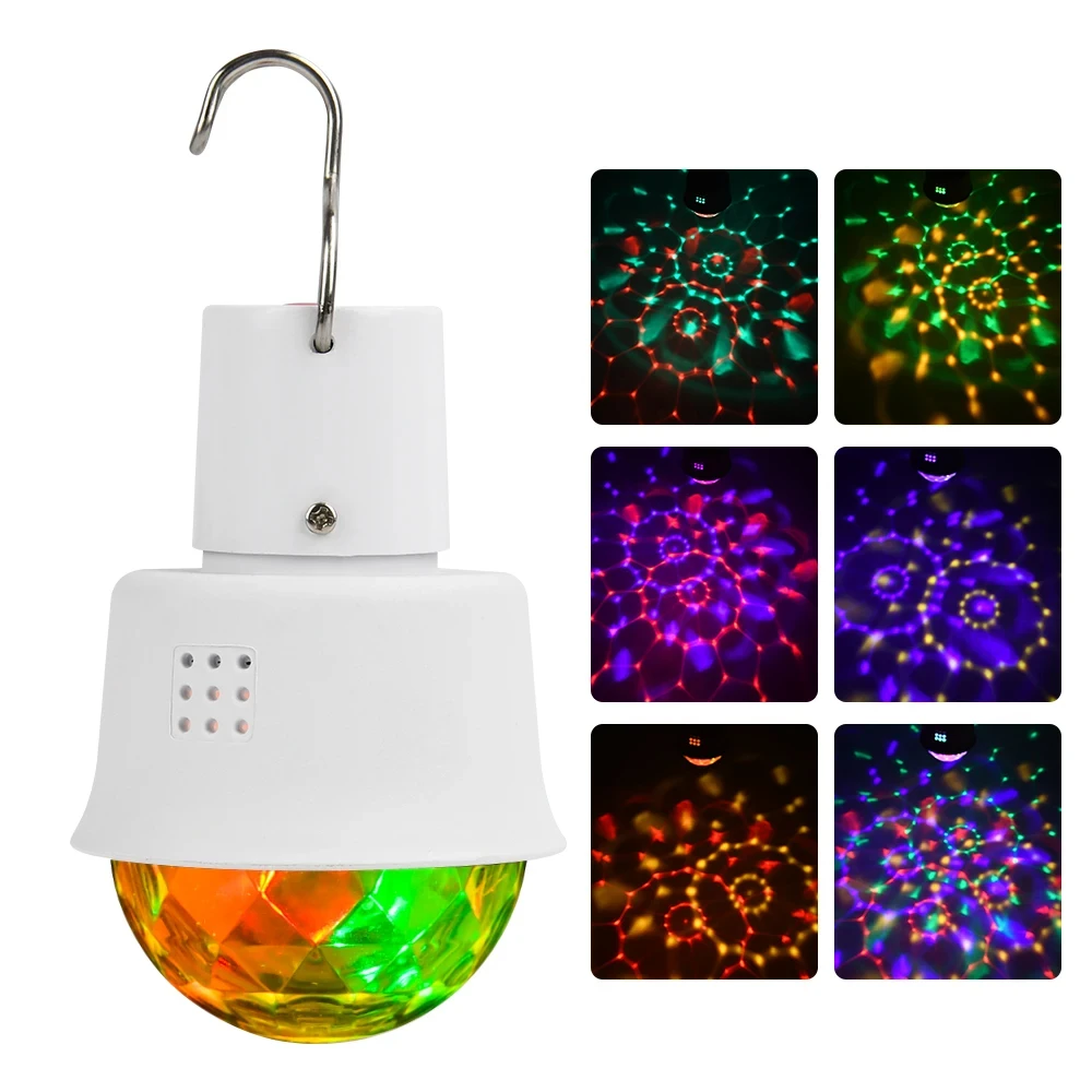 YIKEXIN LED Charging Mini Atmosphere Light USB Colorful Portable Small Hanging Lamp Party Bar Living Room Bedroom Lights