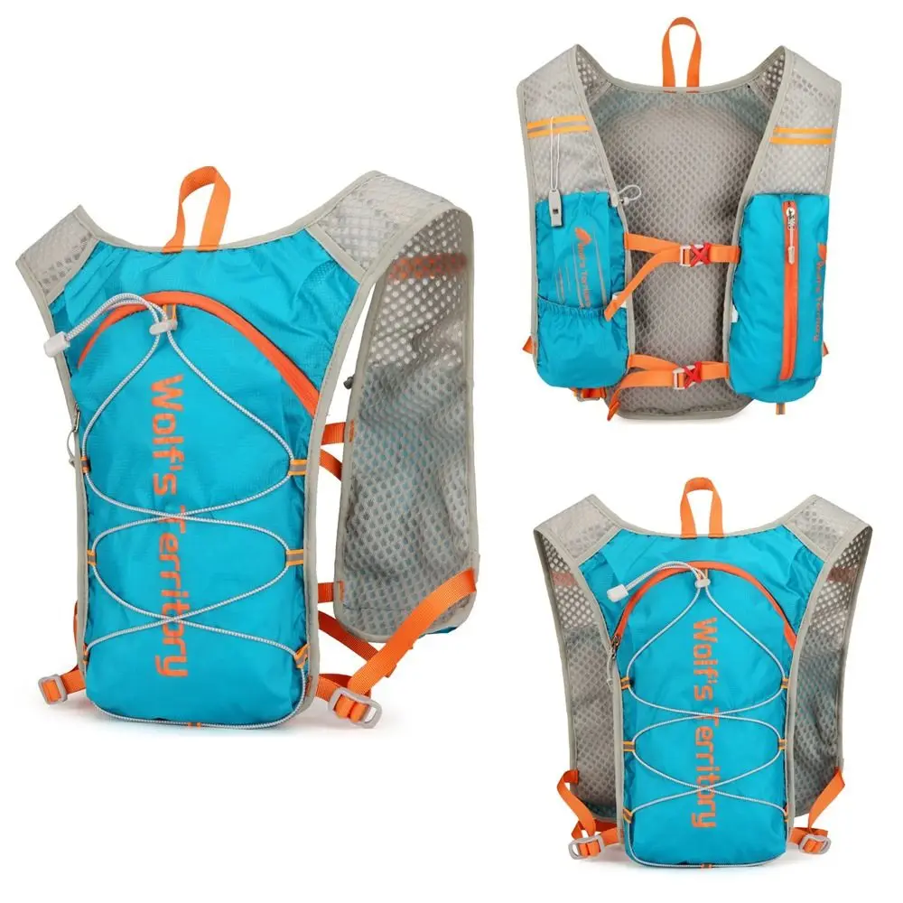 5L Marathon Hydrating Backpack Ultralight Breathable Hydration Vest Reflective Oxford Cloth Trail Running Backpack Running