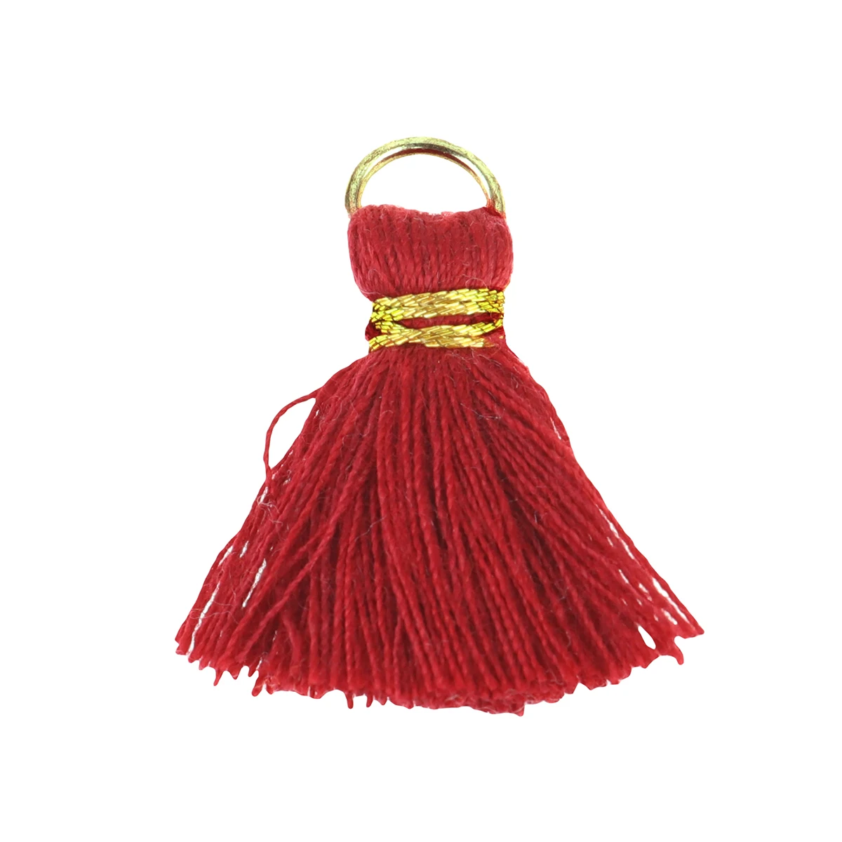 

100pcs Small Tassel Pendant Durable Lightweight Craft Charms for Bags Key Chains DIY Jewelry Making Decorative Accessories