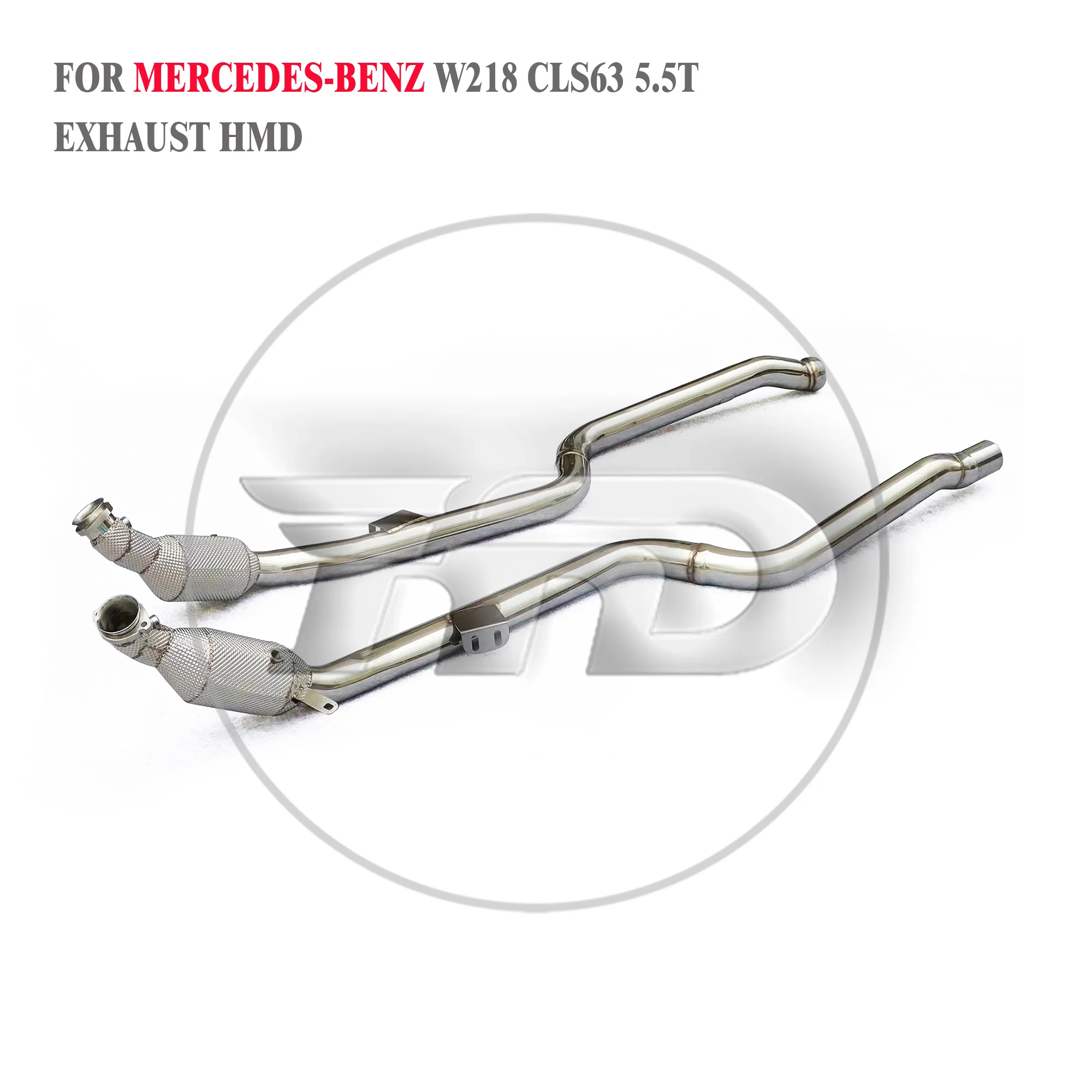 HMD Stainless Steel Exhaust System Performance Catback For Mercedes Benz W218 CLS63 5.5T Muffler With Valve